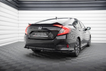 Honda Civic Mk10 2017-2022 Street Pro Diffuser med Splitters Maxton Design